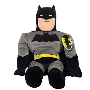 Vintage 2004 DC Comics Batman Pillow Buddies Plush Stuffed Toy Crown Crafts
